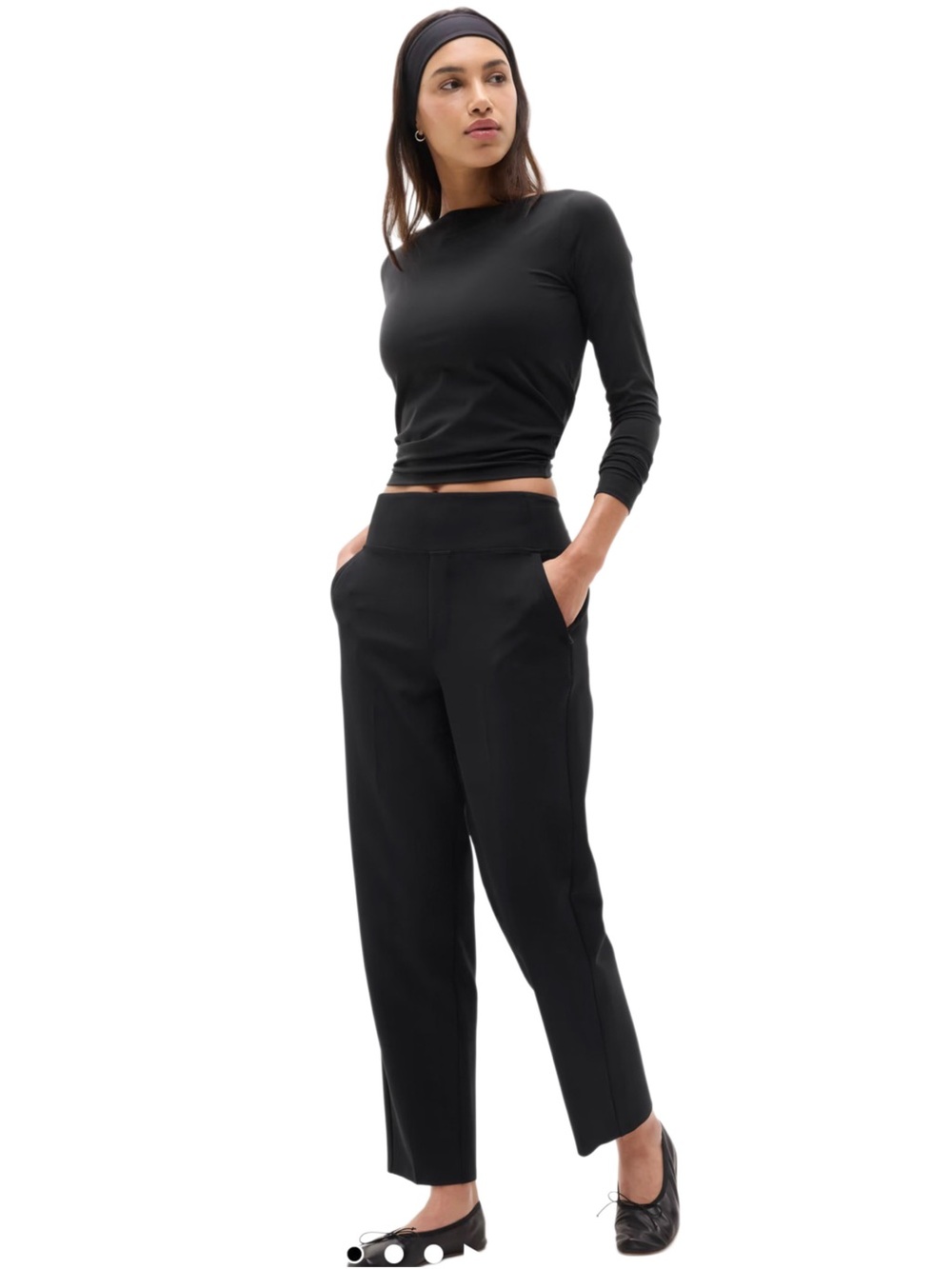 Athleta Endless High Rise Pant — Black — Size 0/P